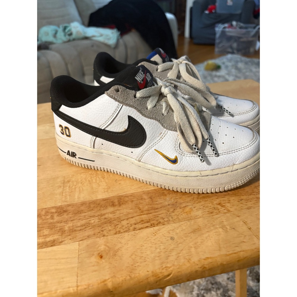 Nike Air Force 1 Low Swingman Ken Griffey Jr Sr White Black DJ5192-100 Kids